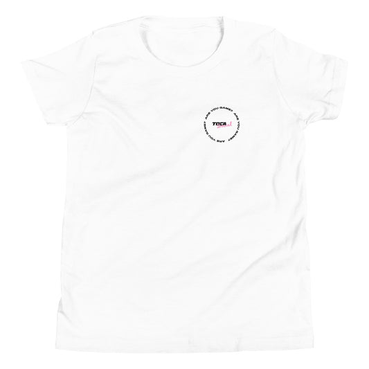 Youth Short Sleeve T-Shirt - Are You Game? Circle